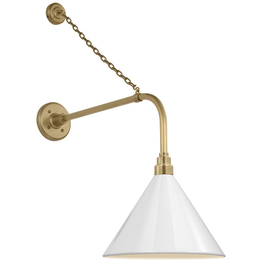 Academy Barn Light LED Barn Light Hand-Rubbed Antique Brass