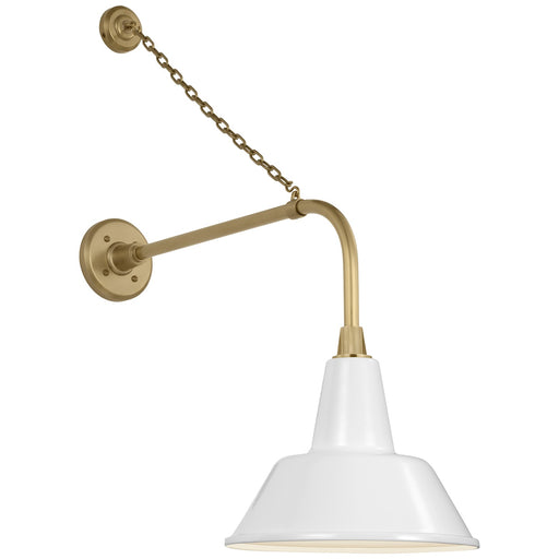 Academy Barn Light LED Barn Light Hand-Rubbed Antique Brass