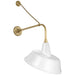 Visual Comfort Signature - TOB 2810HAB/S4-WHT - LED Barn Light - Academy Barn Light - Hand-Rubbed Antique Brass