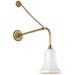 Visual Comfort Signature - TOB 2810HAB/S8-WHT - LED Barn Light - Academy Barn Light - Hand-Rubbed Antique Brass