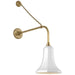 Visual Comfort Signature - TOB 2810HAB/S9-WHT - LED Barn Light - Academy Barn Light - Hand-Rubbed Antique Brass