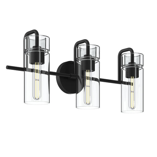 Kichler - 55252BK - Three Light Bath - Niccol - Black