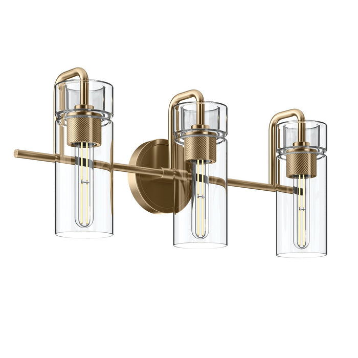 Kichler - 55252CPZ - Three Light Bath - Niccol - Champagne Bronze