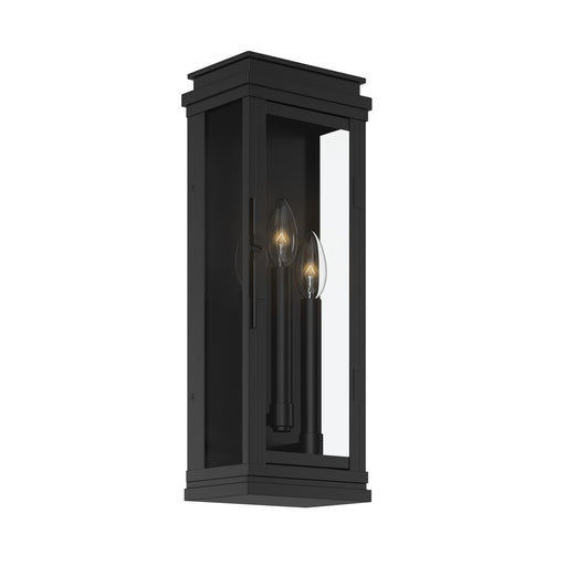 Kichler - 59163BK - Three Light Outdoor Wall Mount - Lundon - Black