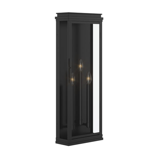 Kichler - 59165BK - Three Light Outdoor Wall Mount - Lundon - Black