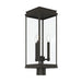 Kichler - 59166OZ - Three Light Outdoor Post Lantern - Lundon - Olde Bronze
