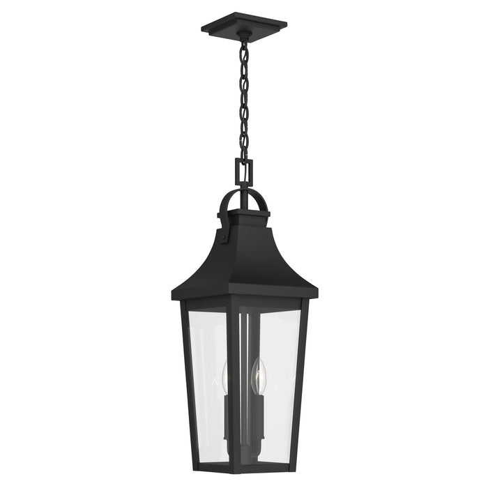 Kichler - 59198BKT - Two Light Outdoor Pendant - Cleary - Textured Black