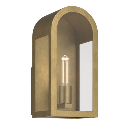 Kichler - 59200NBR - One Light Outdoor Wall Mount - Marea - Natural Brass