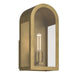 Kichler - 59200NBR - One Light Outdoor Wall Mount - Marea - Natural Brass