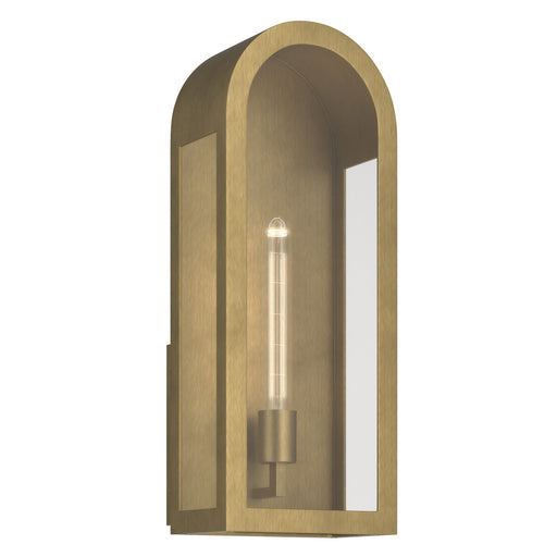 Kichler - 59202NBR - One Light Outdoor Wall Mount - Marea - Natural Brass