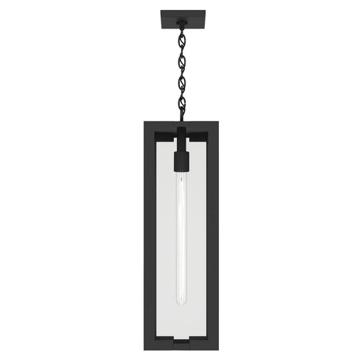 Calen One Light Outdoor Pendant Textured Black