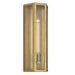 Kichler - 59215NBR - One Light Outdoor Wall Mount - Berens - Natural Brass