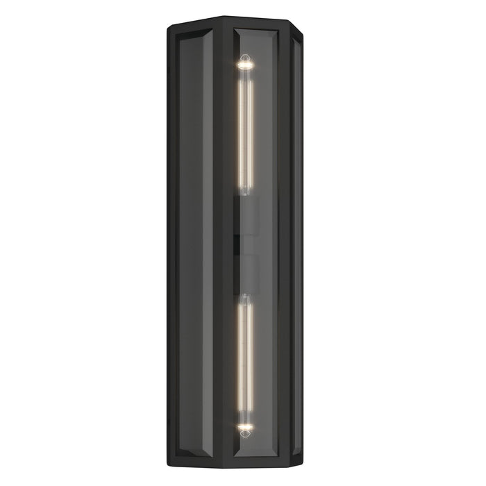 Kichler - 59216BKT - Two Light Outdoor Wall Mount - Berens - Textured Black