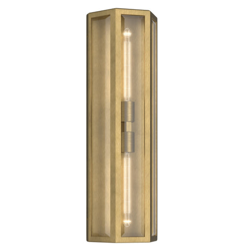Kichler - 59216NBR - Two Light Outdoor Wall Mount - Berens - Natural Brass