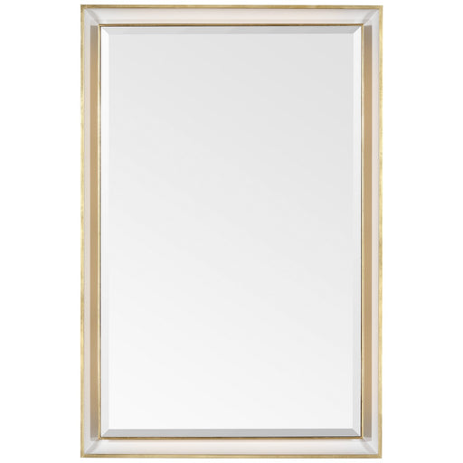 Visual Comfort Signature - TOB 2965WHT/G - LED Mirror - Tricia - Matte White and Gild