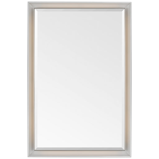 Visual Comfort Signature - TOB 2965WHT/PN - LED Mirror - Tricia - Matte White and Polished Nickel