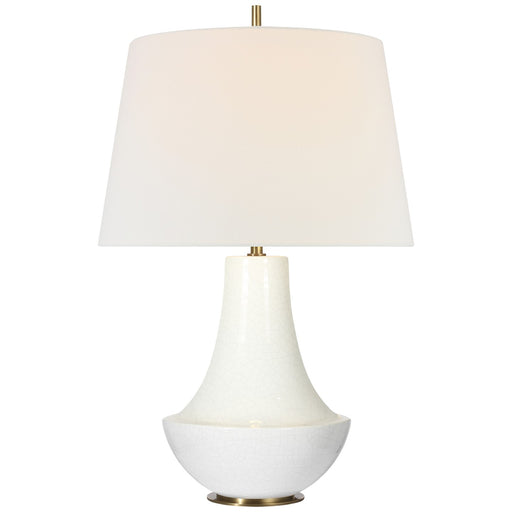 Kefi LED Table Lamp Crackled Ivory