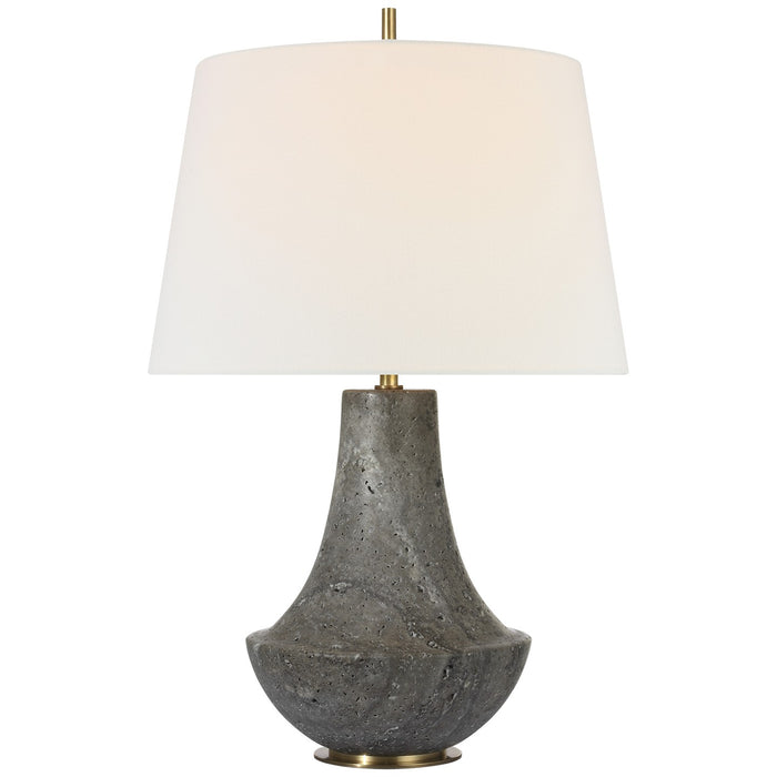 Visual Comfort Signature - TOB 3611DT-L - LED Table Lamp - Kefi - Dark Travertine