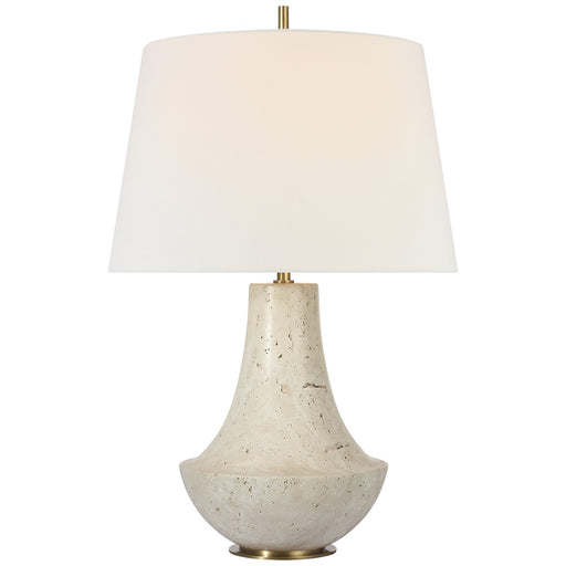 Kefi LED Table Lamp Natural Travertine