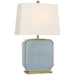 Visual Comfort Signature - TOB 3617SKB-L - LED Table Lamp - Monique - Silk Blue
