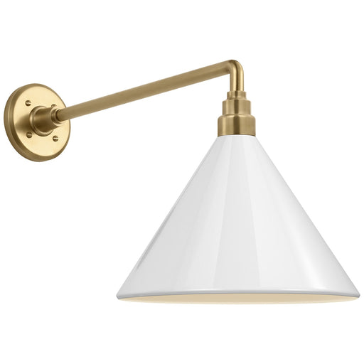Academy Barn Light LED Barn Light Hand-Rubbed Antique Brass