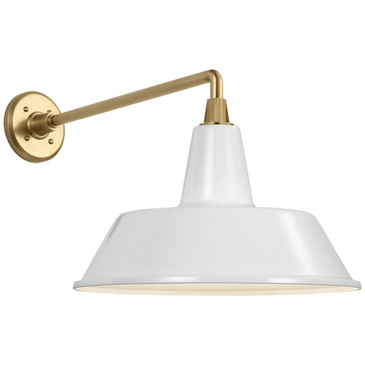 Academy Barn Light LED Barn Light Hand-Rubbed Antique Brass