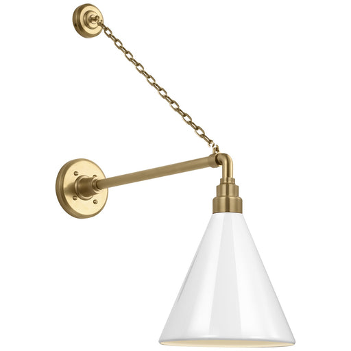 Academy Barn Light LED Barn Light Hand-Rubbed Antique Brass