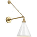 Visual Comfort Signature - TOB 2813HAB/S10-WHT - LED Barn Light - Academy Barn Light - Hand-Rubbed Antique Brass