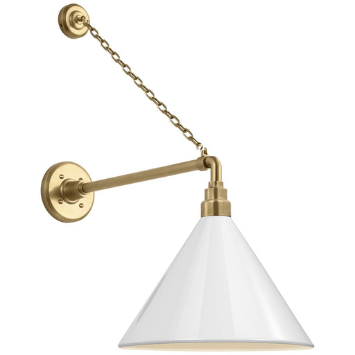 Academy Barn Light LED Barn Light Hand-Rubbed Antique Brass
