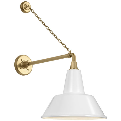 Academy Barn Light LED Barn Light Hand-Rubbed Antique Brass
