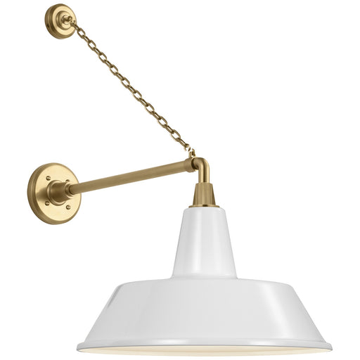 Academy Barn Light LED Barn Light Hand-Rubbed Antique Brass