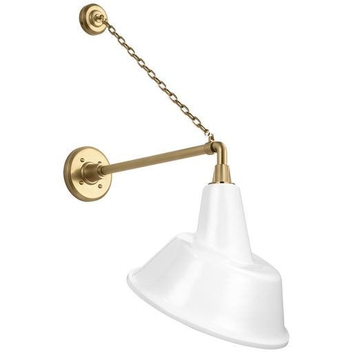 Academy Barn Light LED Barn Light Hand-Rubbed Antique Brass