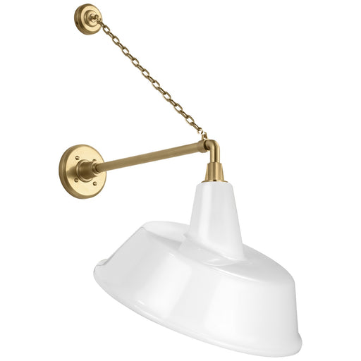 Academy Barn Light LED Barn Light Hand-Rubbed Antique Brass