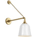 Visual Comfort Signature - TOB 2813HAB/S5-WHT - LED Barn Light - Academy Barn Light - Hand-Rubbed Antique Brass