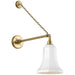 Visual Comfort Signature - TOB 2813HAB/S8-WHT - LED Barn Light - Academy Barn Light - Hand-Rubbed Antique Brass