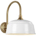 Visual Comfort Signature - TOB 2814HAB/S6-WHT - LED Barn Light - Academy Barn Light - Hand-Rubbed Antique Brass
