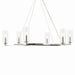 Kichler - 52771PN - Six Light Chandelier - Harpin - Polished Nickel