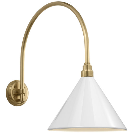 Academy Barn Light LED Barn Light Hand-Rubbed Antique Brass