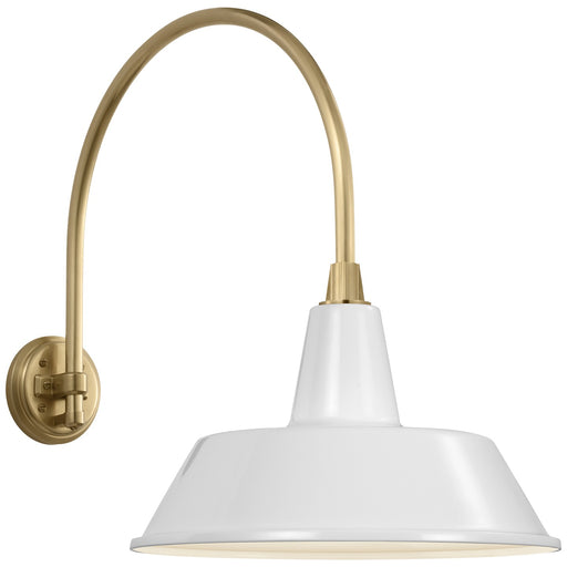 Academy Barn Light LED Barn Light Hand-Rubbed Antique Brass