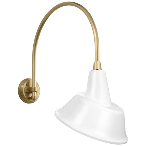 Academy Barn Light LED Barn Light Hand-Rubbed Antique Brass