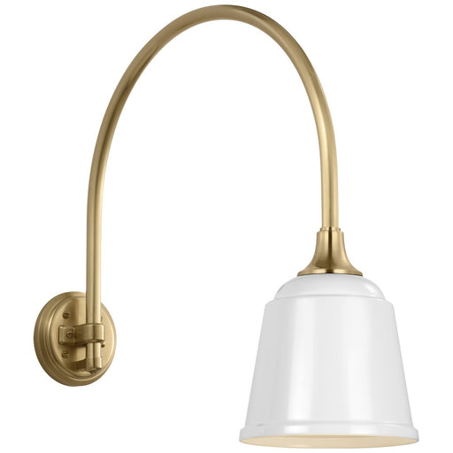 Academy Barn Light LED Barn Light Hand-Rubbed Antique Brass