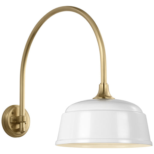 Academy Barn Light LED Barn Light Hand-Rubbed Antique Brass