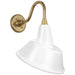 Visual Comfort Signature - TOB 2816HAB/S3-WHT - LED Barn Light - Academy Barn Light - Hand-Rubbed Antique Brass