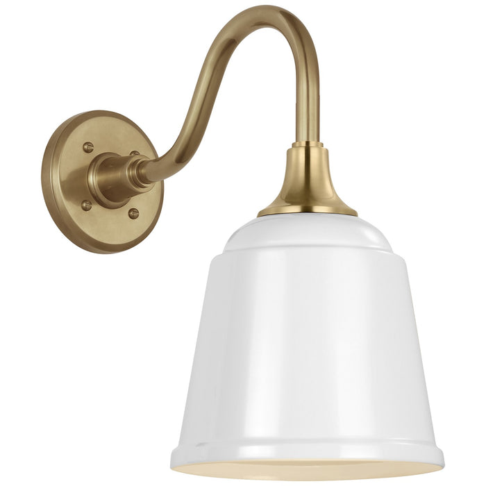 Visual Comfort Signature - TOB 2816HAB/S5-WHT - LED Barn Light - Academy Barn Light - Hand-Rubbed Antique Brass