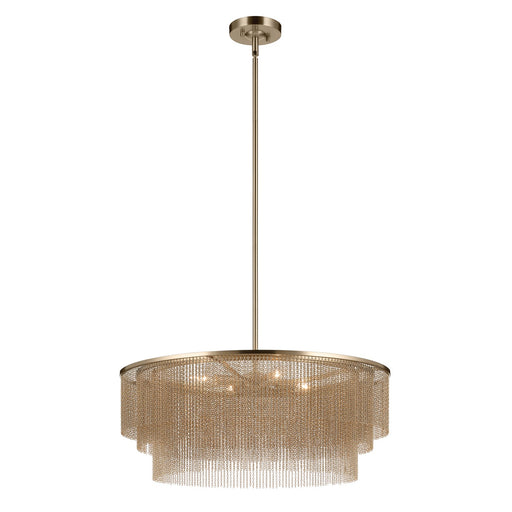 Khaite Four Light Chandelier Champagne Bronze