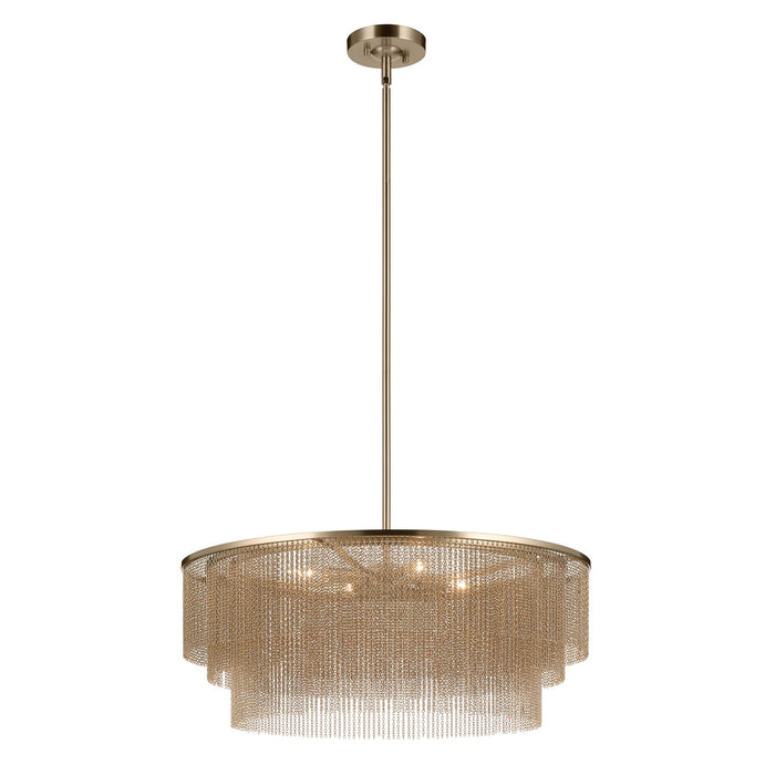 Kichler - 52823CPZ - Four Light Chandelier - Khaite - Champagne Bronze
