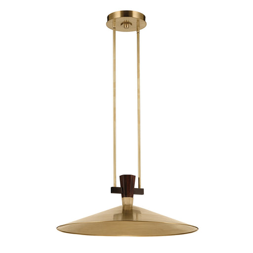 Tenon LED Pendant Lacquered Brass