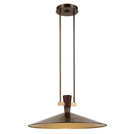 Tenon LED Pendant Lacquered Bronze