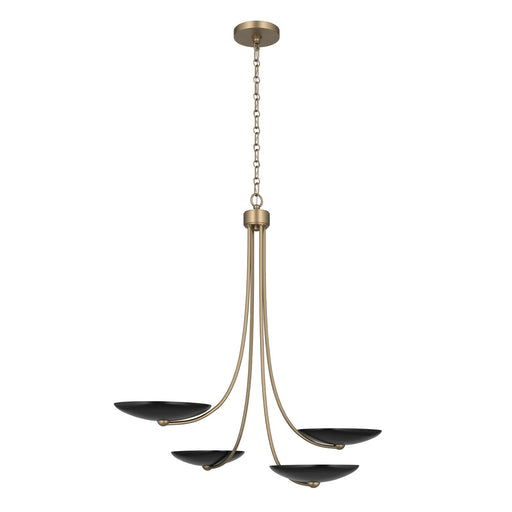 Palmela Four Light Chandelier Champagne Bronze