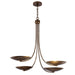 Kichler - 52855LBRLBZ - Four Light Chandelier - Palmela - Lacquered Brass